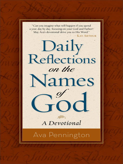 Title details for Daily Reflections on the Names of God by Ava Pennington - Wait list